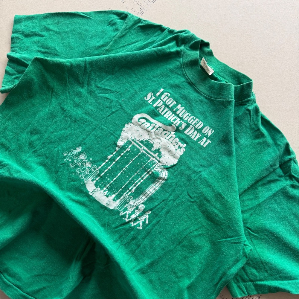 Vintage 80's St. Patricks Day‎ Beer T-shirt